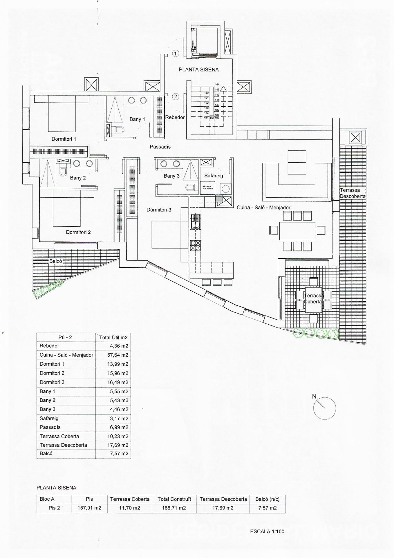 Piso en venta en Escaldes Engordany, 3 habitaciones, 169 metros 6