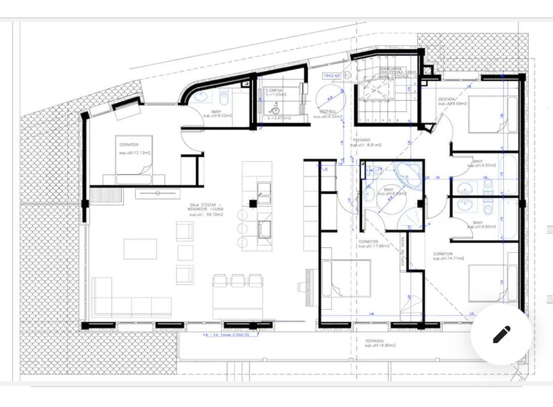 Pis de lloguer a Soldeu, 4 habitacions, 190 metres