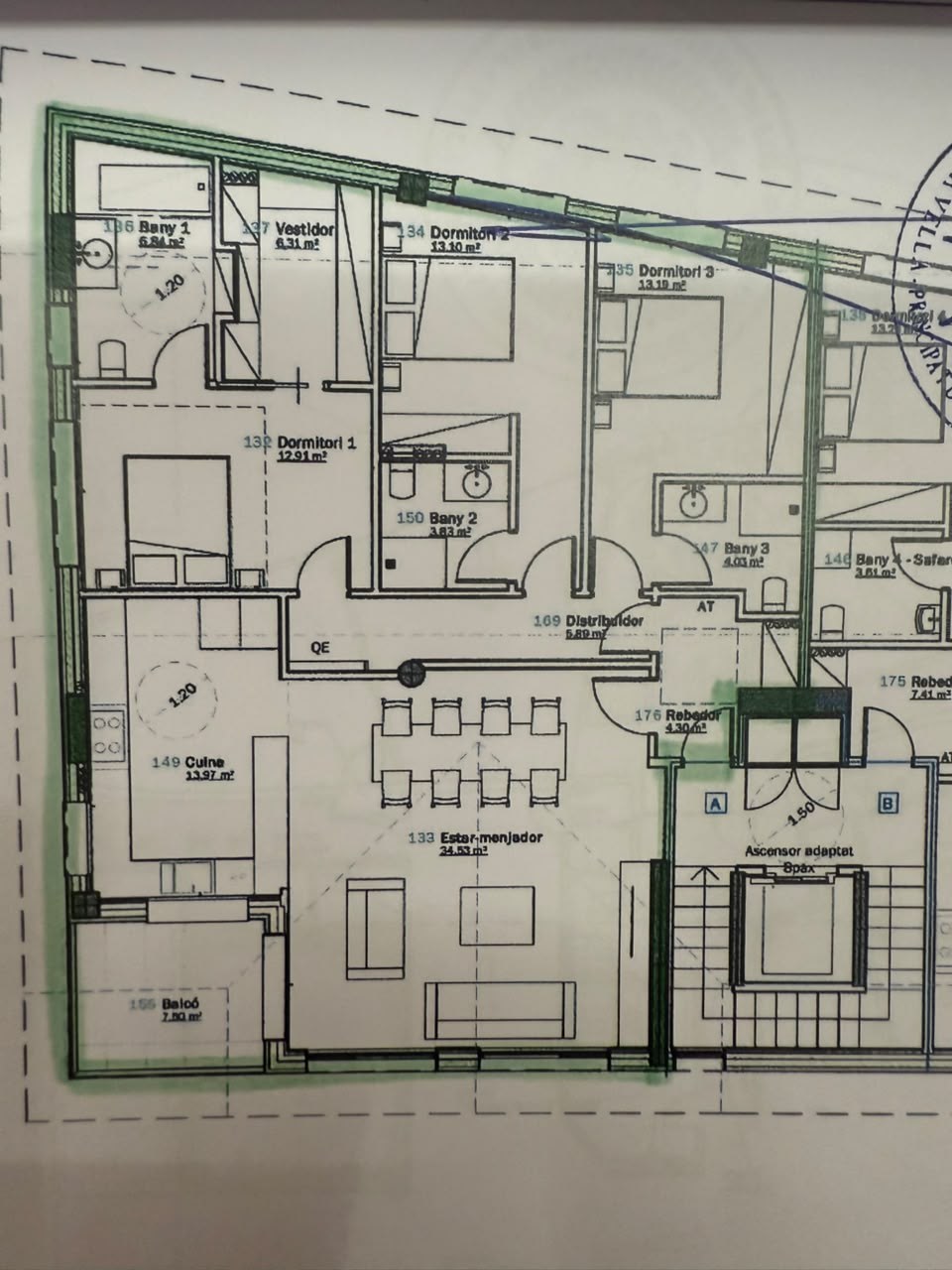 Piso en venta en La Massana, 3 habitaciones, 149 metros